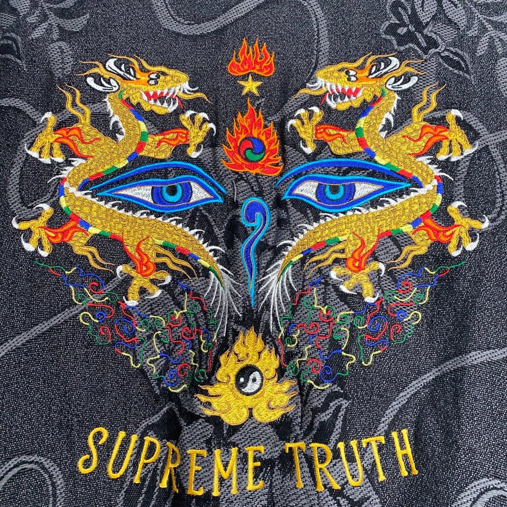 Supreme SS17 Truth Tour Jacket - Black Size M Preowned - Picture 6 of 10